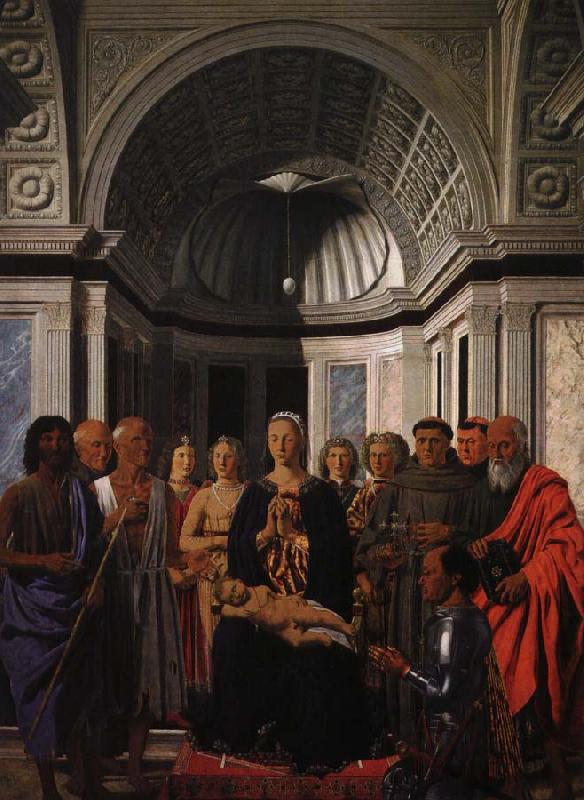 Piero della Francesca pala mantefeltro oil painting picture